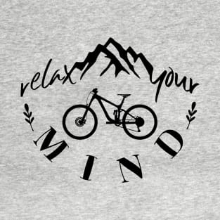 mountain bike mtb gift mountains cycling biking T-Shirt